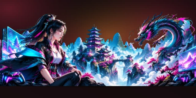 江山美景画